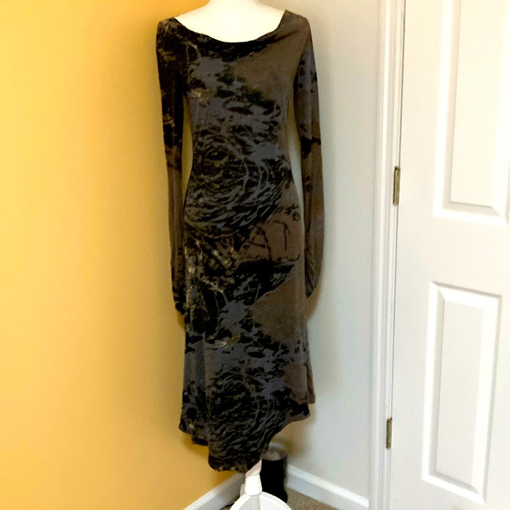 Peruvian Connection asymmetrical hem dress